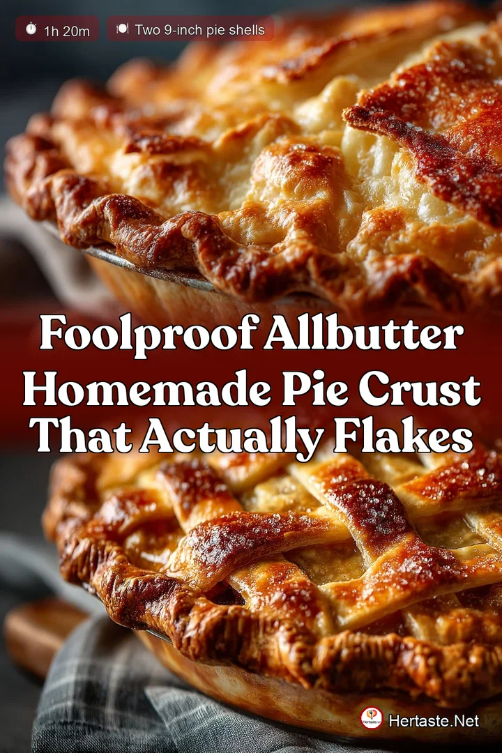 Foolproof AllButter Homemade Pie Crust That Actually Flakes