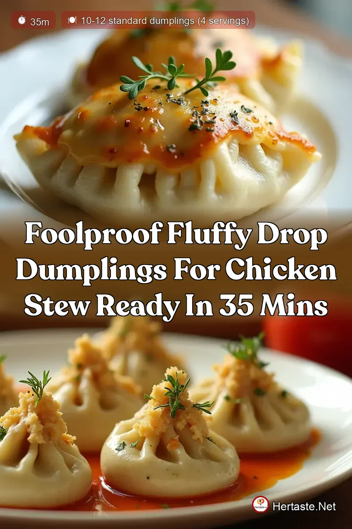 Foolproof Fluffy Drop Dumplings for Chicken Stew Ready in 35 Mins
