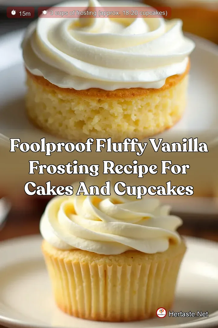 Foolproof Fluffy Vanilla Frosting Recipe for Cakes and Cupcakes