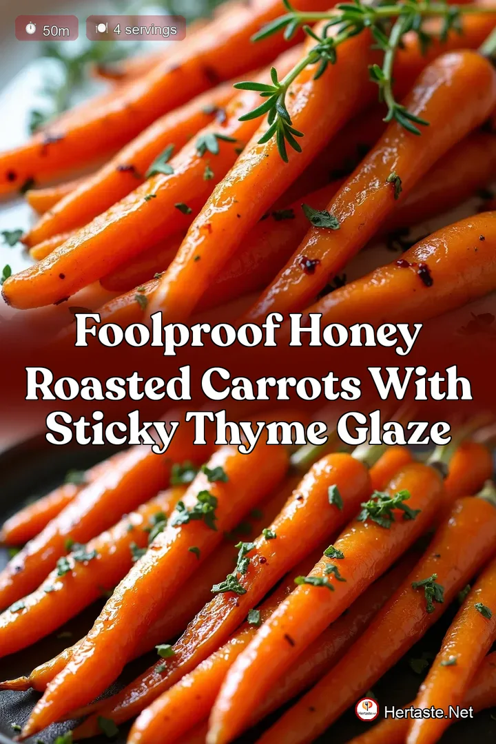 Foolproof Honey Roasted Carrots with Sticky Thyme Glaze