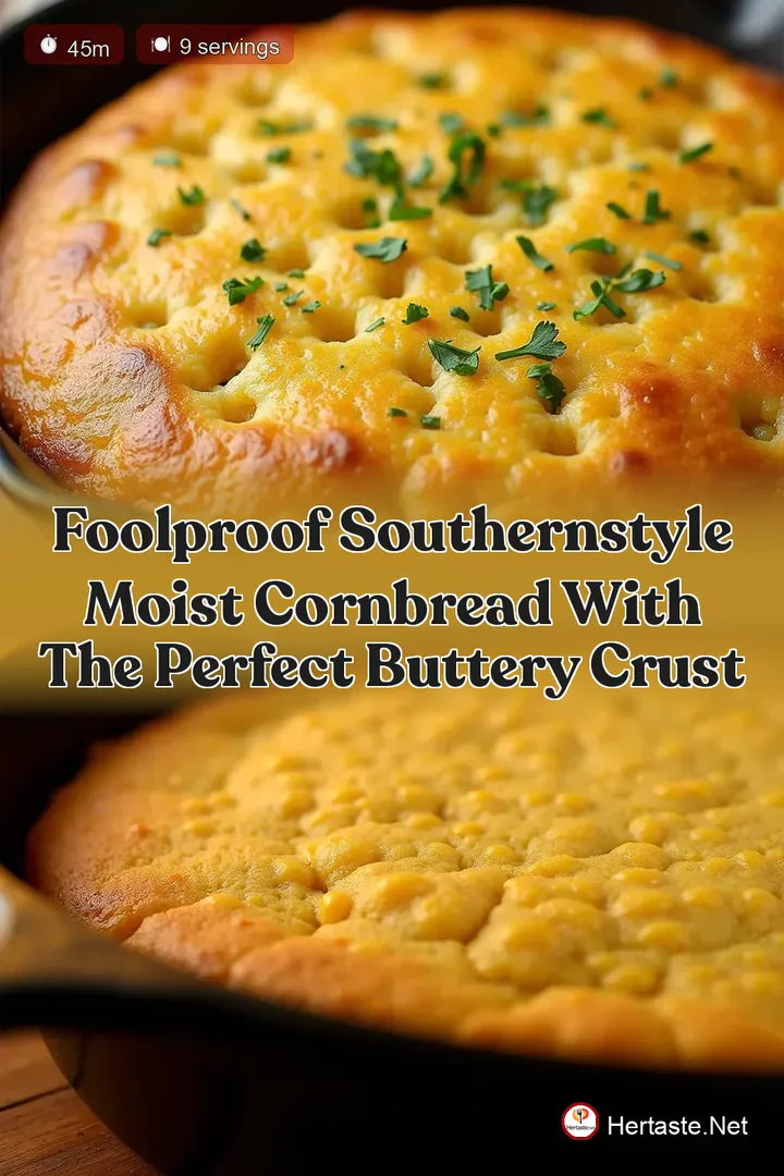 Foolproof SouthernStyle Moist Cornbread with the Perfect Buttery Crust