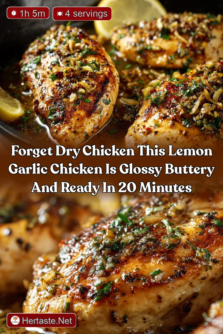 Forget dry chicken This Lemon Garlic Chicken is glossy buttery and ready in 20 minutes
