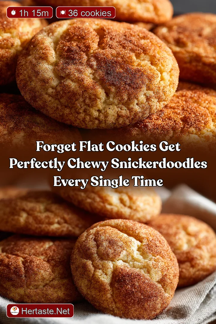 Forget Flat Cookies Get Perfectly Chewy Snickerdoodles Every Single Time