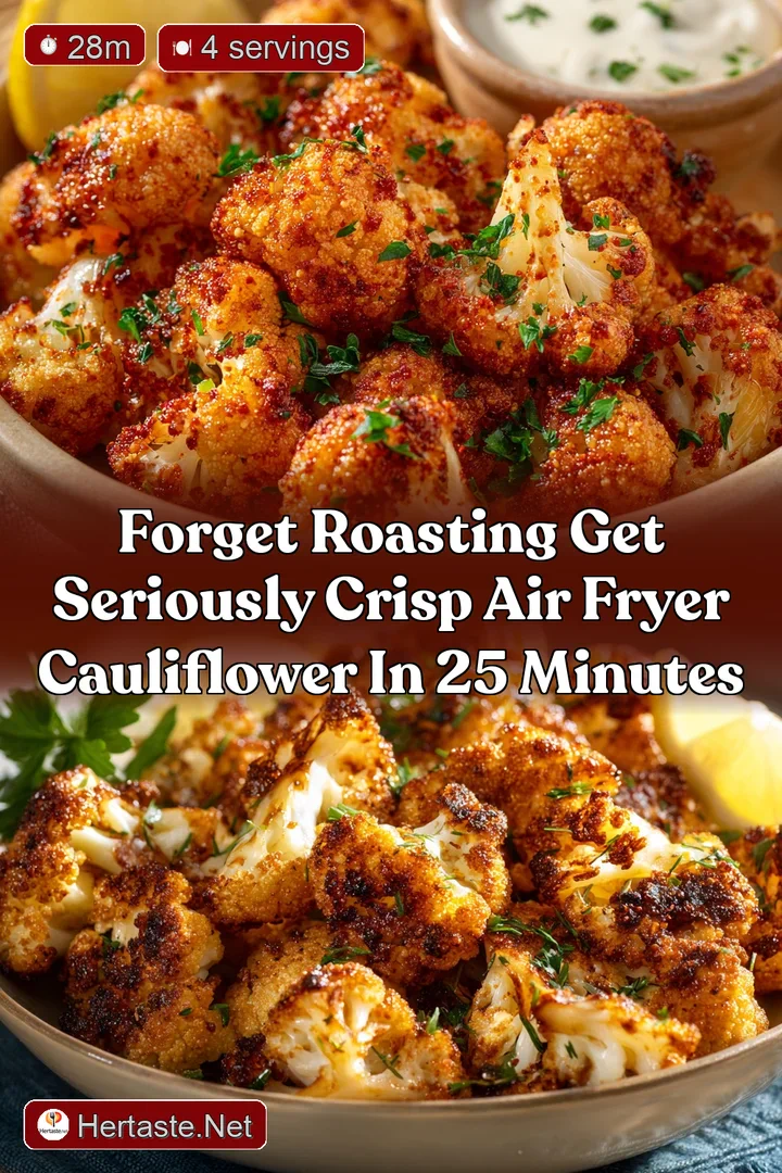 Forget Roasting Get Seriously Crisp Air Fryer Cauliflower in 25 Minutes