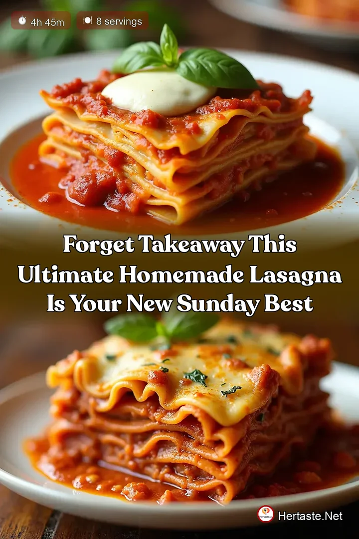 Forget Takeaway This Ultimate Homemade Lasagna is Your New Sunday Best