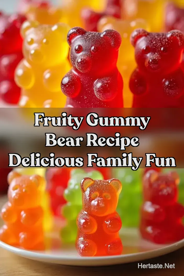 Fruity Gummy Bear Recipe Delicious Family Fun