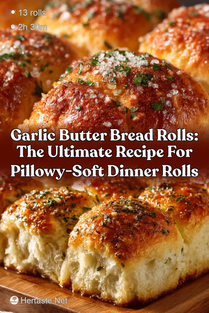 Garlic Butter Bread Rolls: The Ultimate Recipe for Pillowy-Soft Dinner Rolls