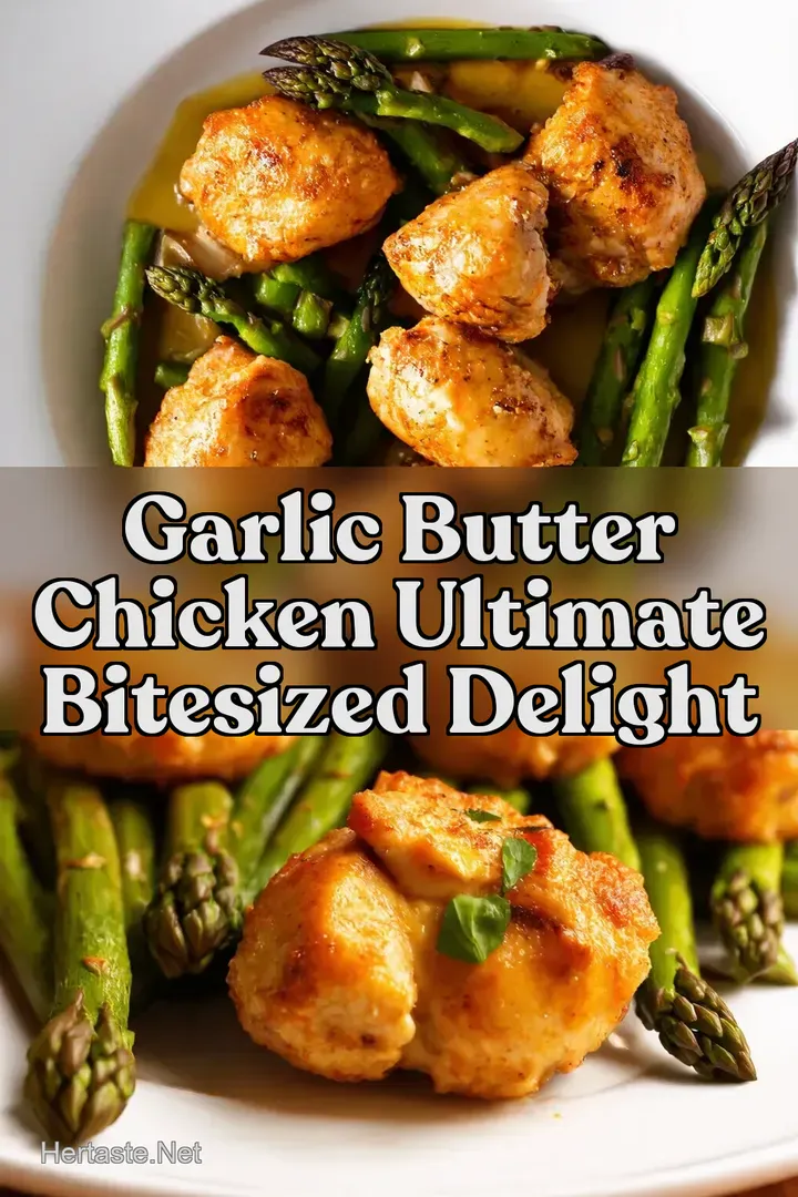 Garlic Butter Chicken Ultimate BiteSized Delight