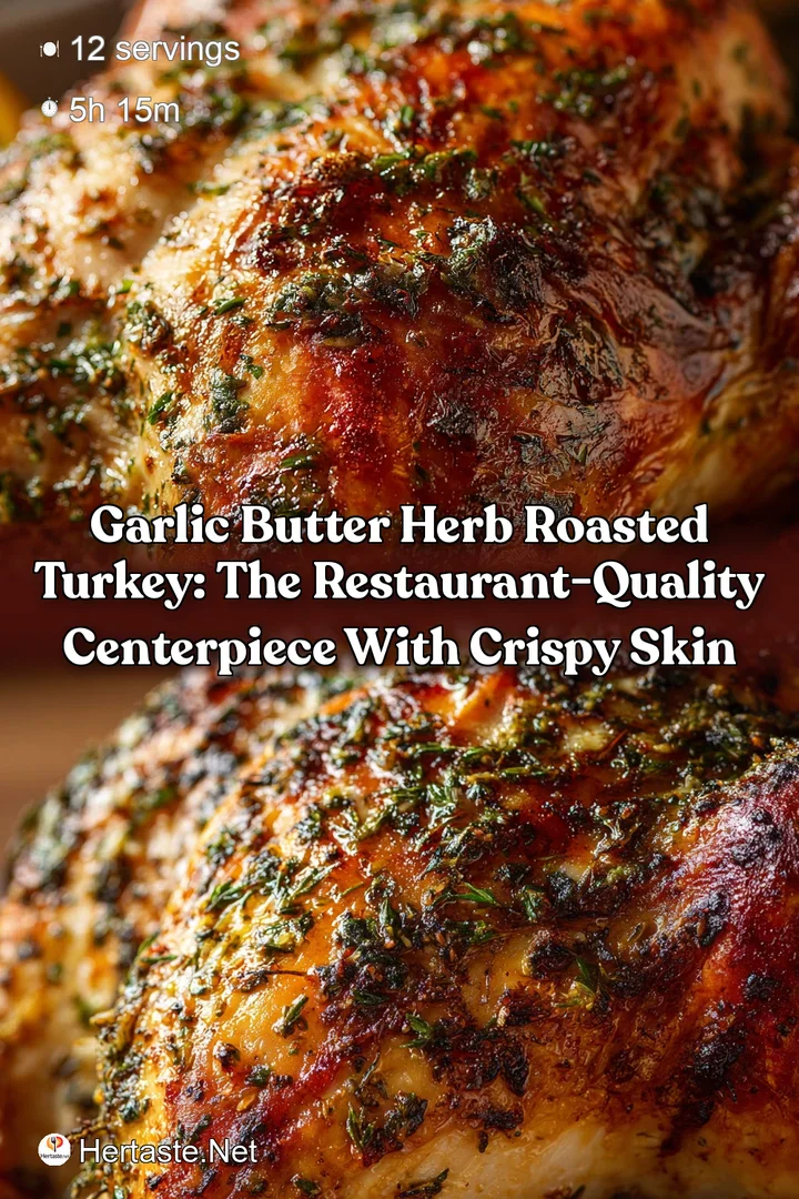 Garlic Butter Herb Roasted Turkey: The Restaurant-Quality Centerpiece With Crispy Skin
