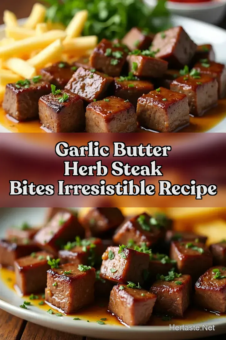 Garlic Butter Herb Steak Bites Irresistible Recipe