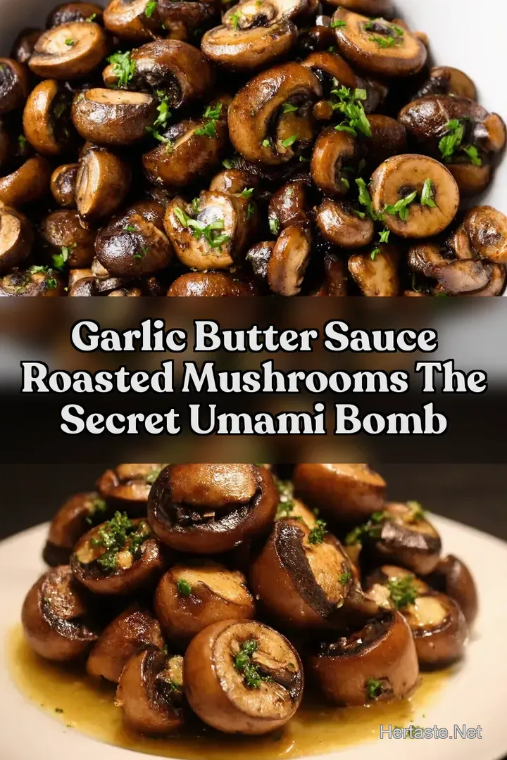 Garlic Butter Sauce Roasted Mushrooms The Secret Umami Bomb