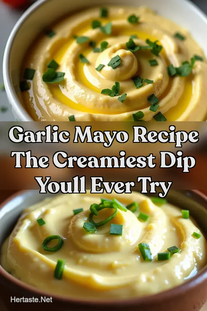 Garlic Mayo Recipe The Creamiest Dip Youll Ever Try
