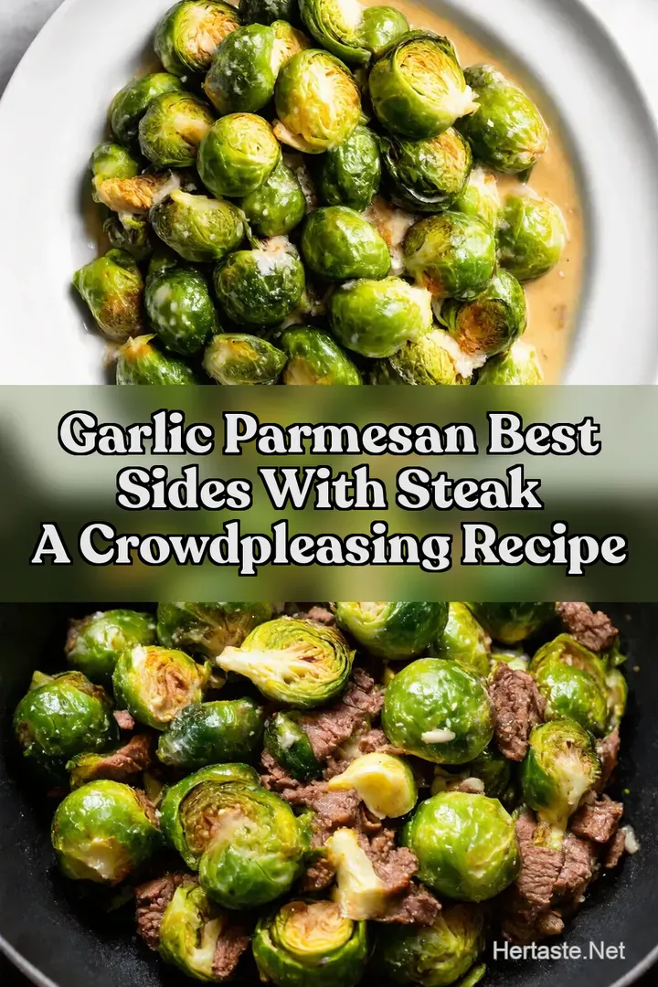 Garlic Parmesan Best Sides With Steak A CrowdPleasing Recipe : PIN FOR LATER Garlic Parmesan Best Sides With Steak A CrowdPleasing Recipe