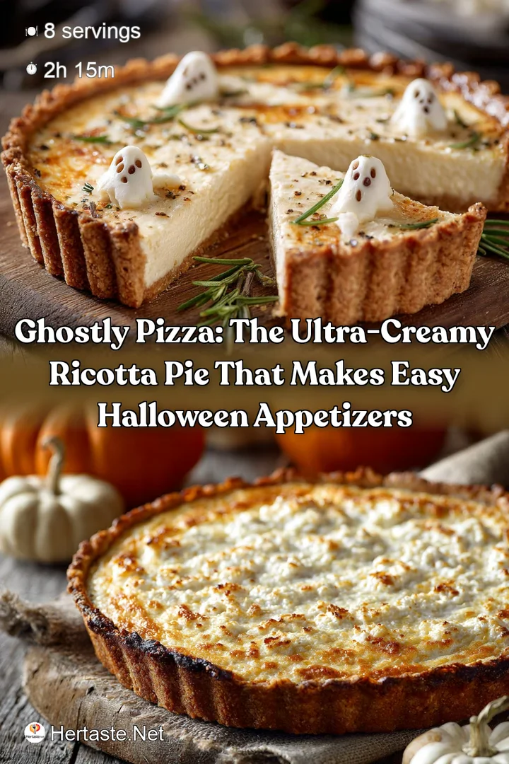 Ghostly Pizza: The Ultra-Creamy Ricotta Pie That Makes Easy Halloween Appetizers