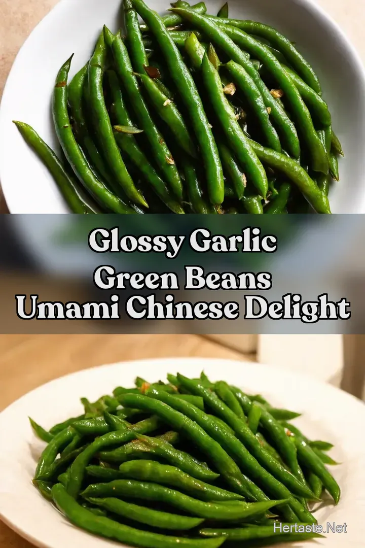 Glossy Garlic Green Beans Umami Chinese Delight