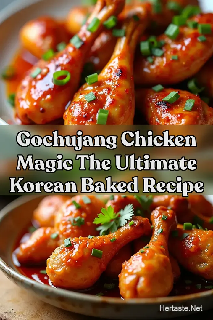 Gochujang Chicken Magic The Ultimate Korean Baked Recipe
