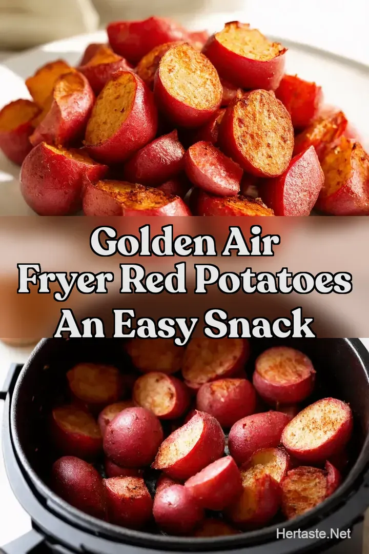 Golden Air Fryer Red Potatoes An Easy Snack : PIN FOR LATER Golden Air Fryer Red Potatoes An Easy Snack