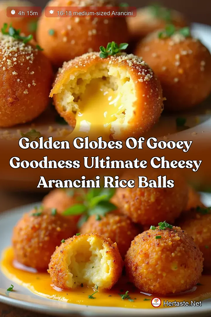 Golden Globes of Gooey Goodness Ultimate Cheesy Arancini Rice Balls
