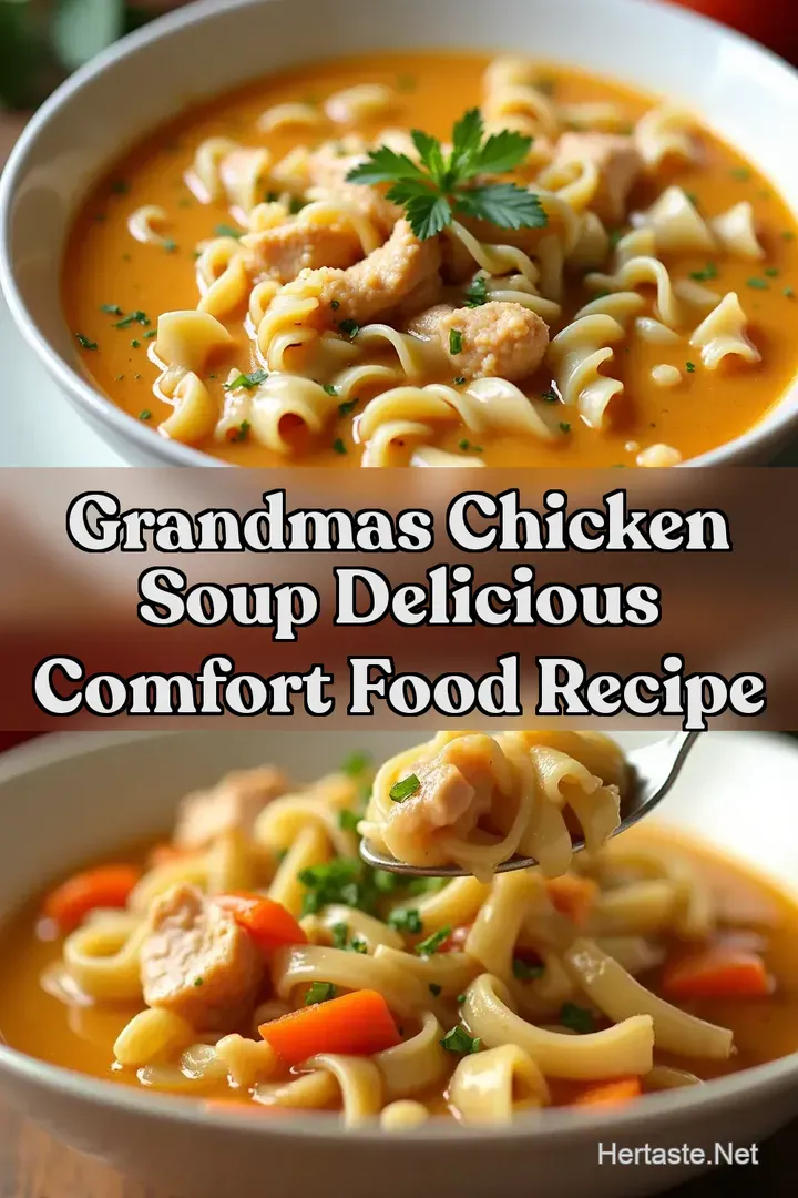 Grandmas Chicken Soup Delicious Comfort Food Recipe