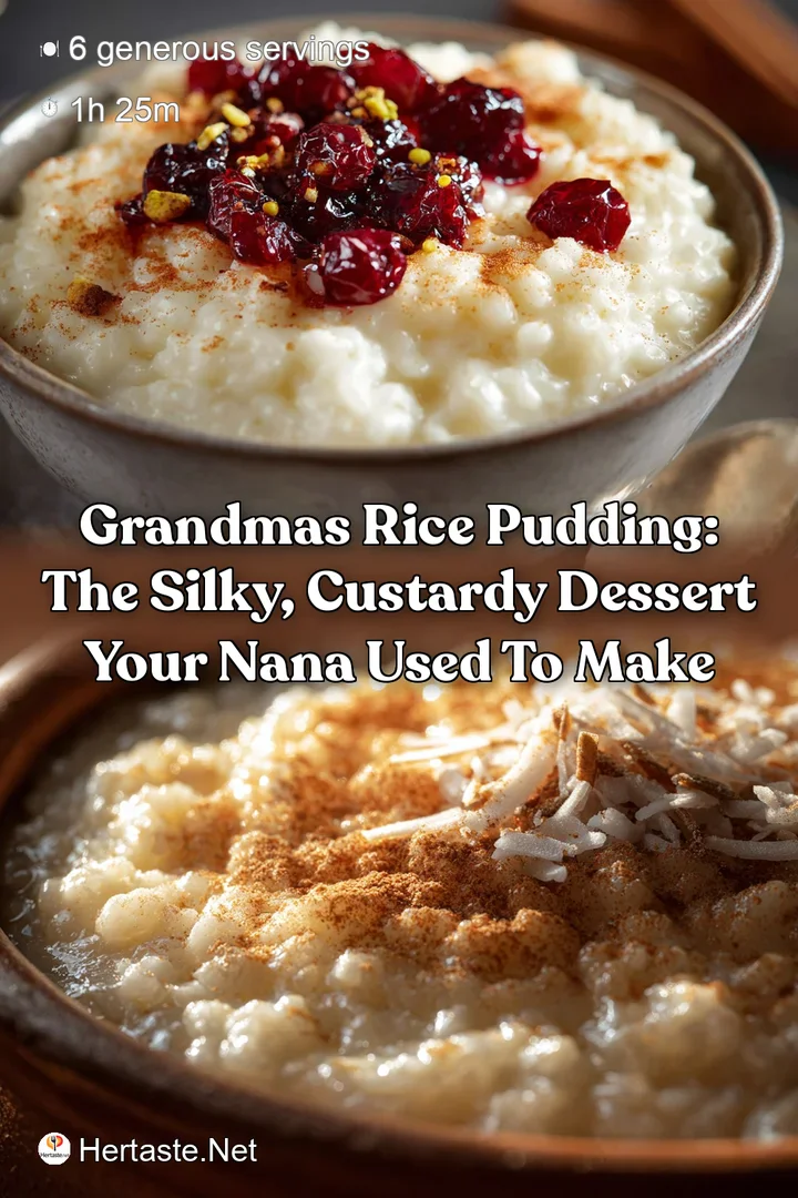 Grandmas Rice Pudding: The Silky Custardy Dessert Your Nana Used to Make