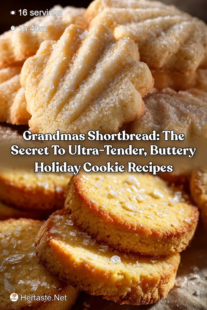 Grandmas Shortbread: The Secret to Ultra-Tender Buttery Holiday Cookie Recipes
