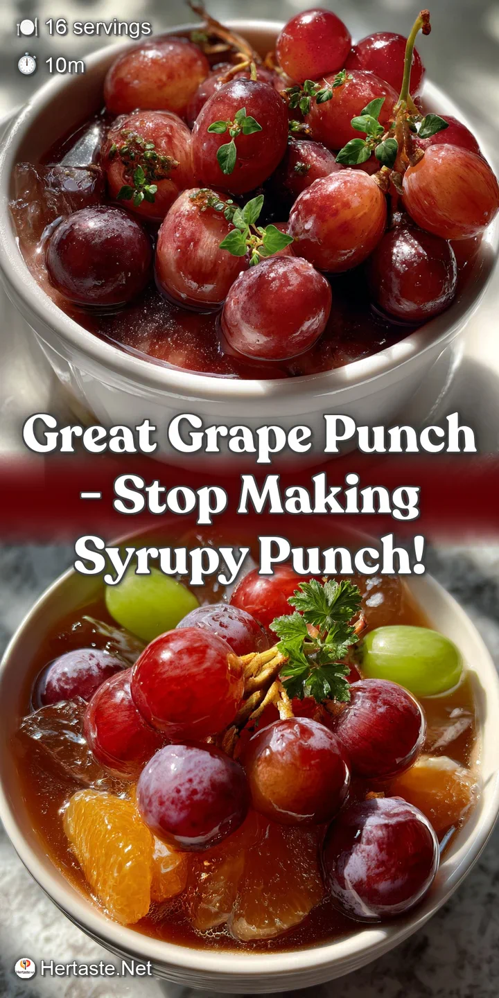 Great Grape Punch - Stop Making Syrupy Punch!