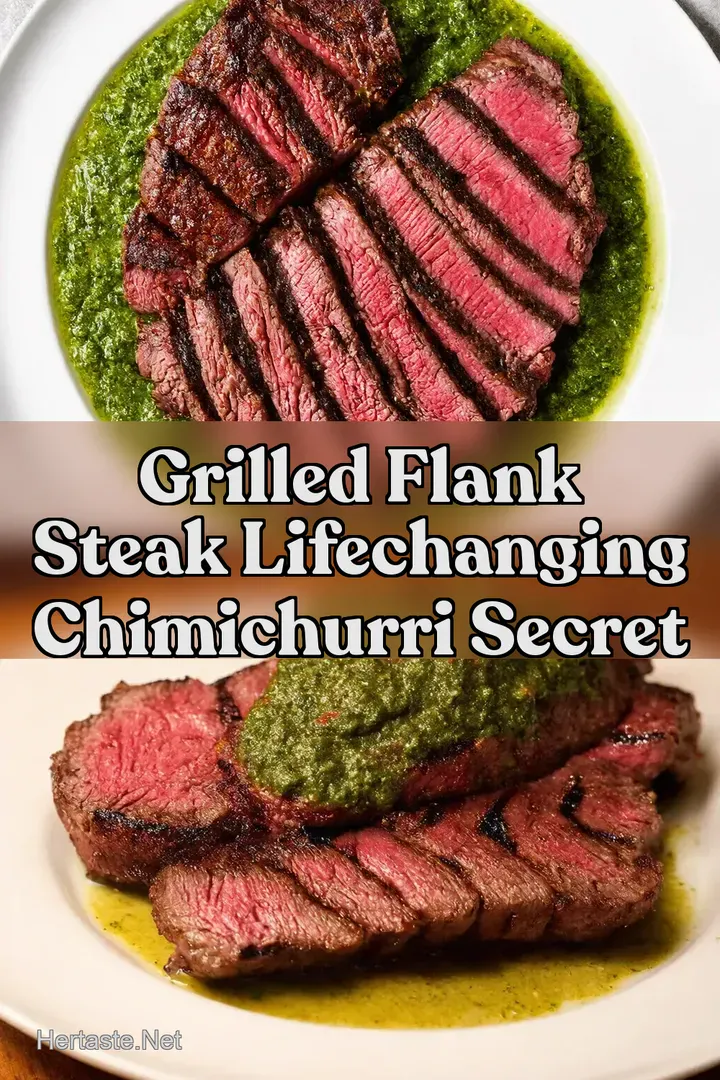 Grilled Flank Steak LifeChanging Chimichurri Secret
