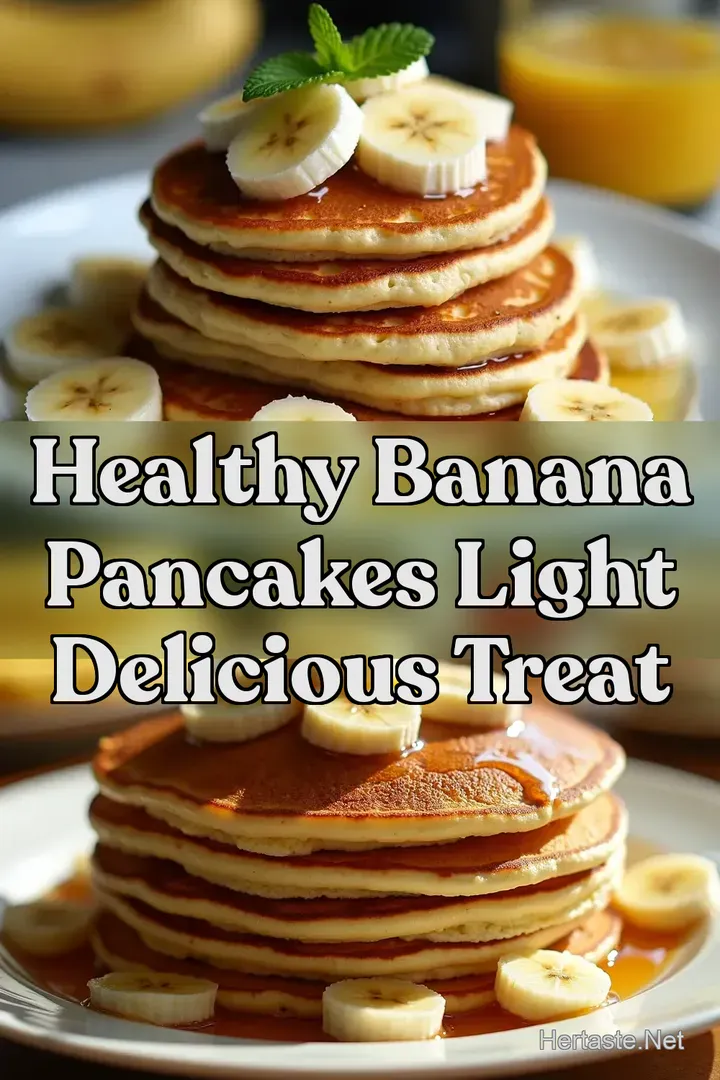 Healthy Banana Pancakes Light Delicious Treat