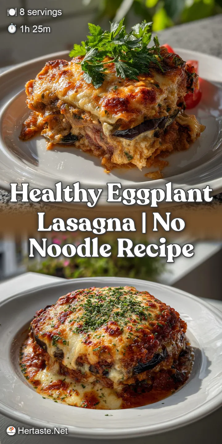 Healthy Eggplant Lasagna | No Noodle Recipe