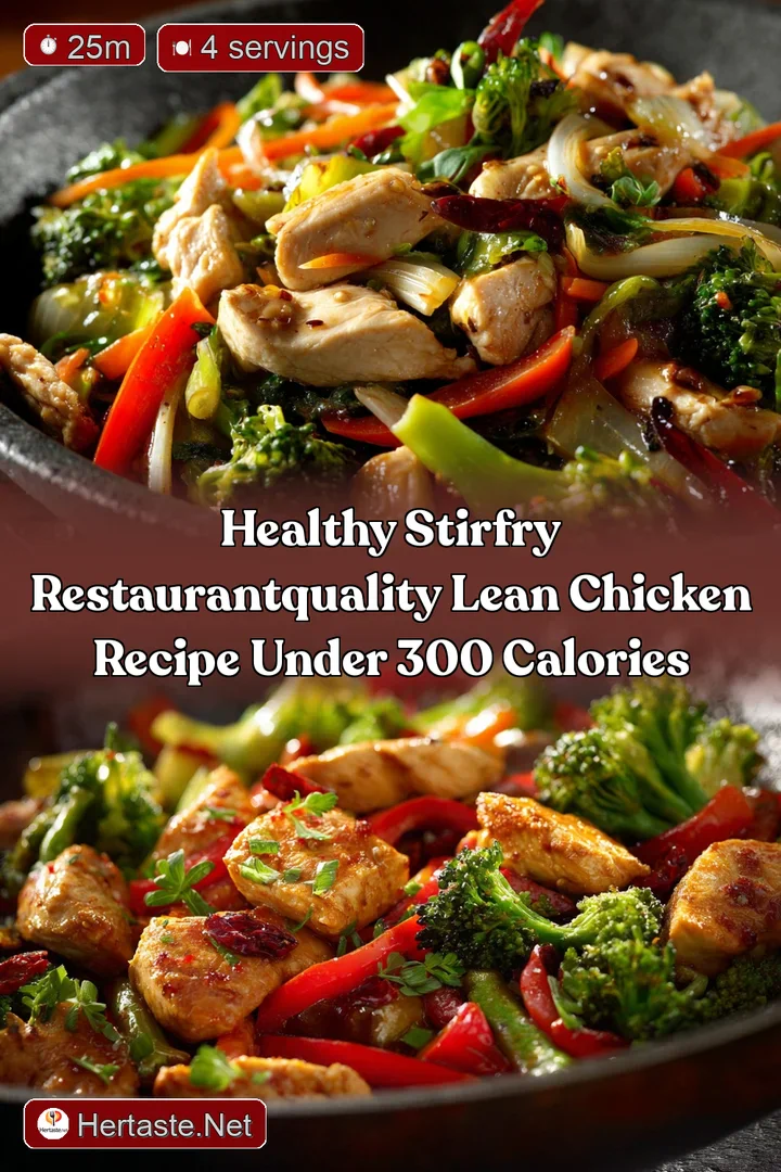 Healthy StirFry RestaurantQuality Lean Chicken Recipe Under 300 Calories