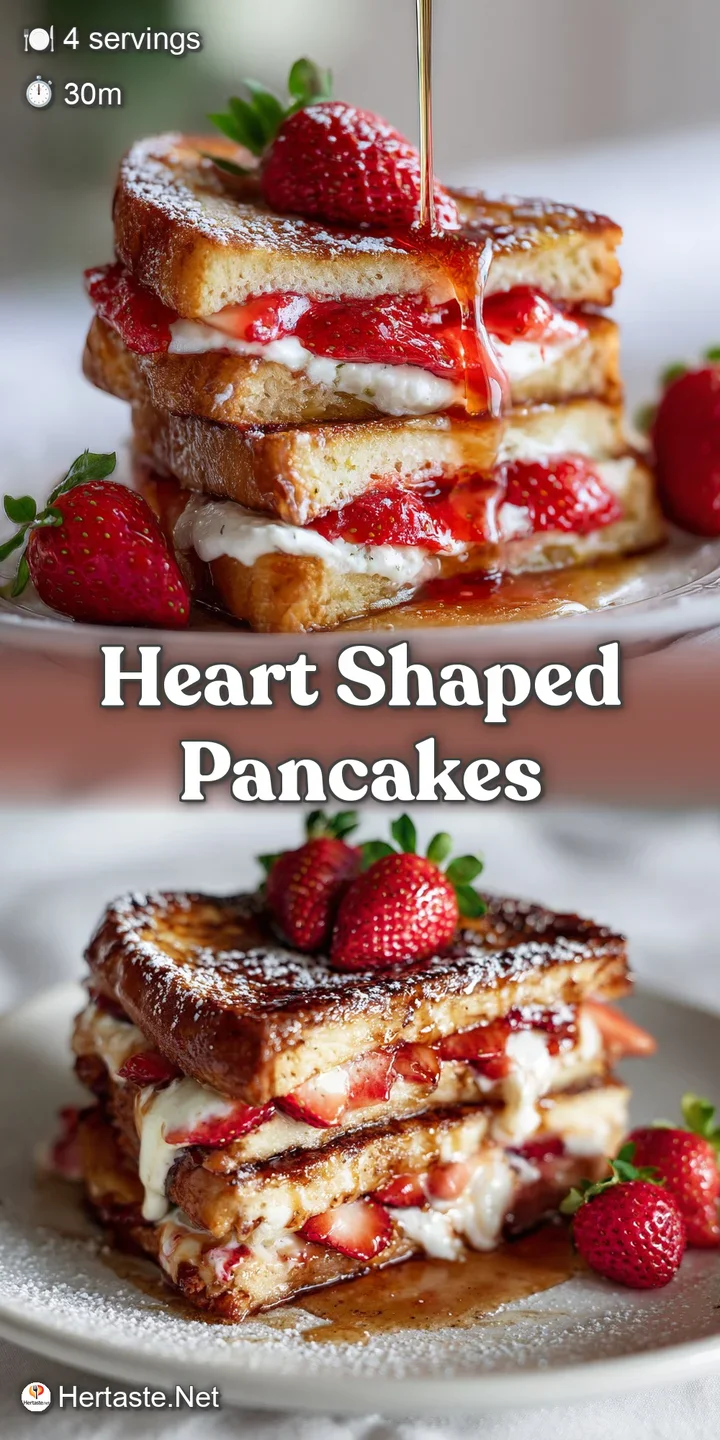 Close-up of strawberry-topped French toast, revealing the custardy interior and juicy berries dusted with white sugar.