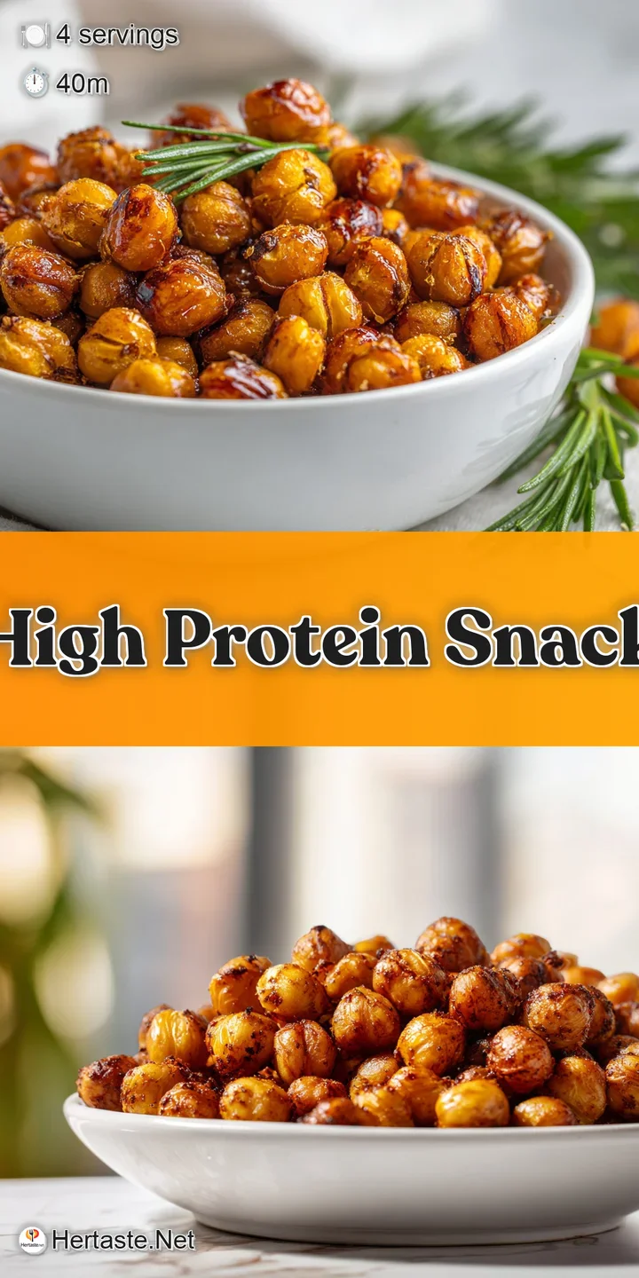 Close-up view of intensely seasoned, wrinkled roasted chickpeas, showcasing a satisfyingly crunchy texture and tempting fl...