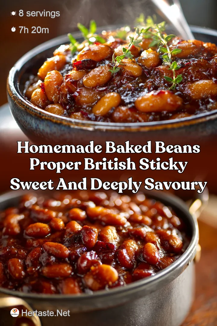 Homemade Baked Beans Proper British Sticky Sweet and Deeply Savoury