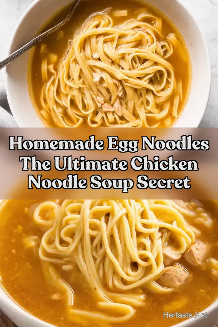 Homemade Egg Noodles The Ultimate Chicken Noodle Soup Secret