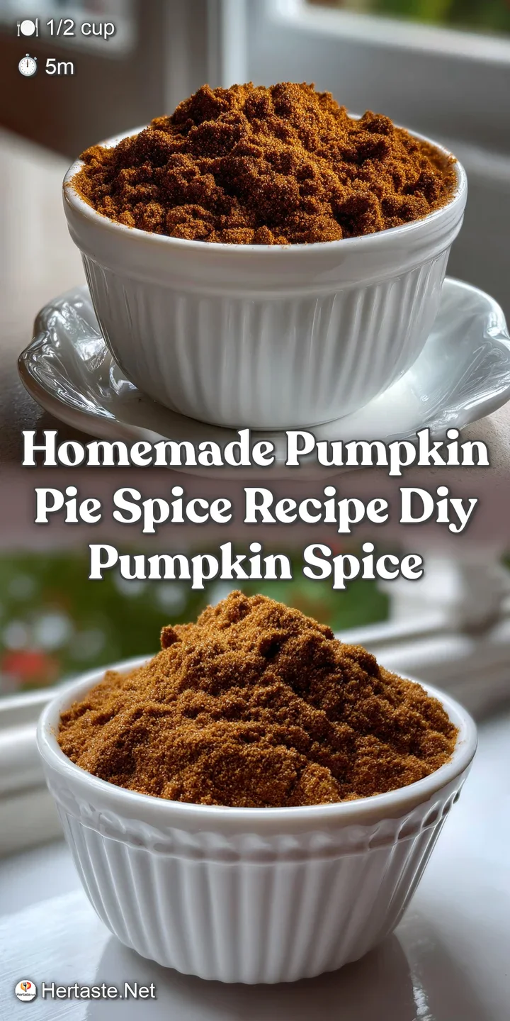 Homemade Pumpkin Pie Spice Recipe DIY Pumpkin Spice