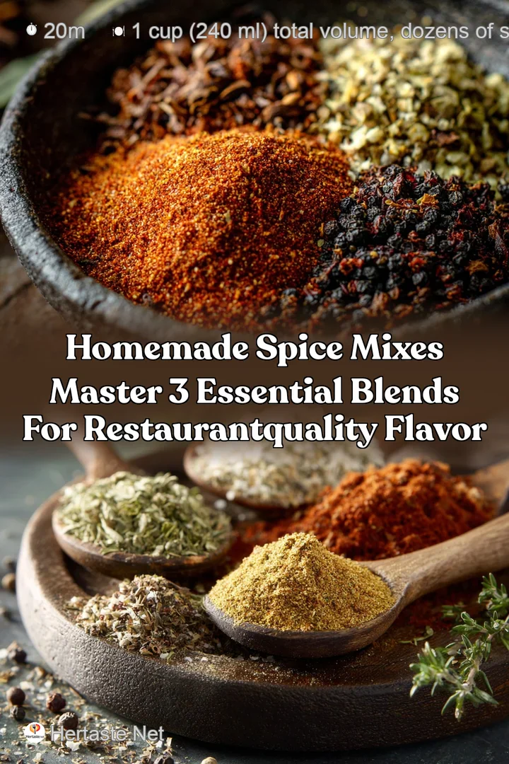 Homemade Spice Mixes Master 3 Essential Blends for RestaurantQuality Flavor