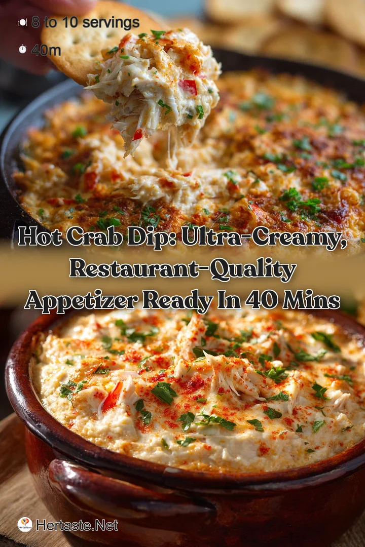 Hot Crab Dip: Ultra-Creamy Restaurant-Quality Appetizer Ready in 40 Mins
