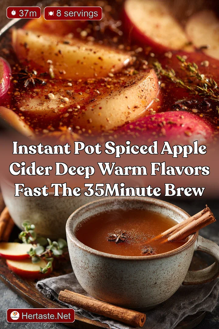 Instant Pot Spiced Apple Cider Deep Warm Flavors Fast The 35Minute Brew