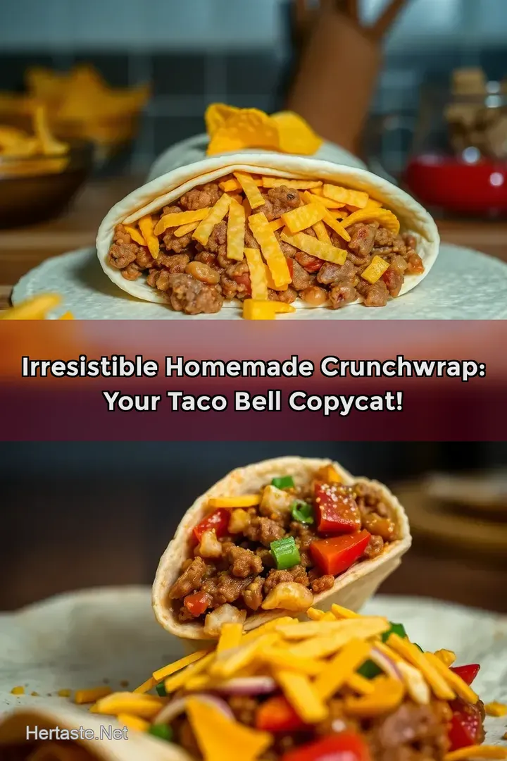 Irresistible Homemade Crunchwrap: Your Taco Bell Copycat!