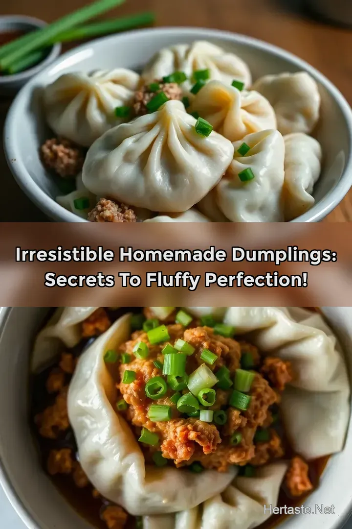 Irresistible Homemade Dumplings: Secrets to Fluffy Perfection!