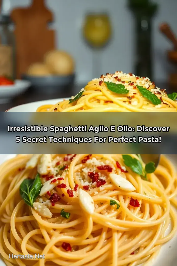 Irresistible Spaghetti Aglio e Olio: Discover 5 Secret Techniques for Perfect Pasta!
