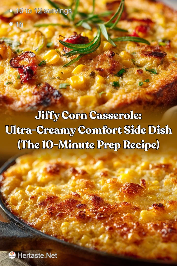 Jiffy Corn Casserole: Ultra-Creamy Comfort Side Dish (The 10-Minute Prep Recipe)