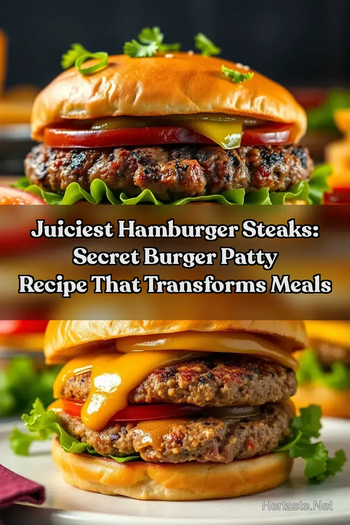 Juiciest Hamburger Steaks: Secret Burger Patty Recipe That Transforms Meals