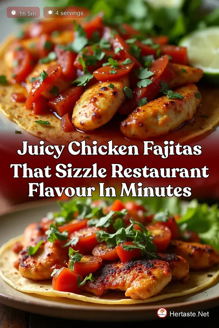 Juicy Chicken Fajitas That Sizzle Restaurant Flavour in Minutes