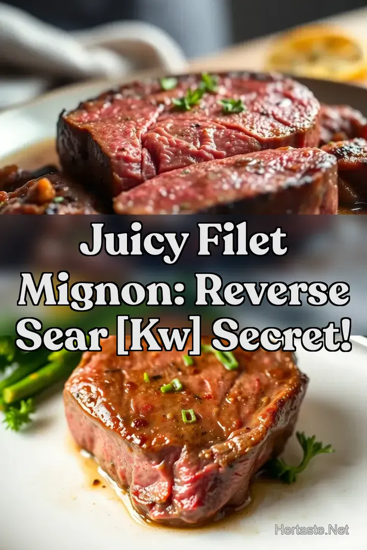 Juicy Filet Mignon: Reverse Sear [kw] Secret!