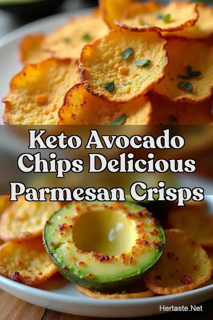 Keto Avocado Chips Delicious Parmesan Crisps
