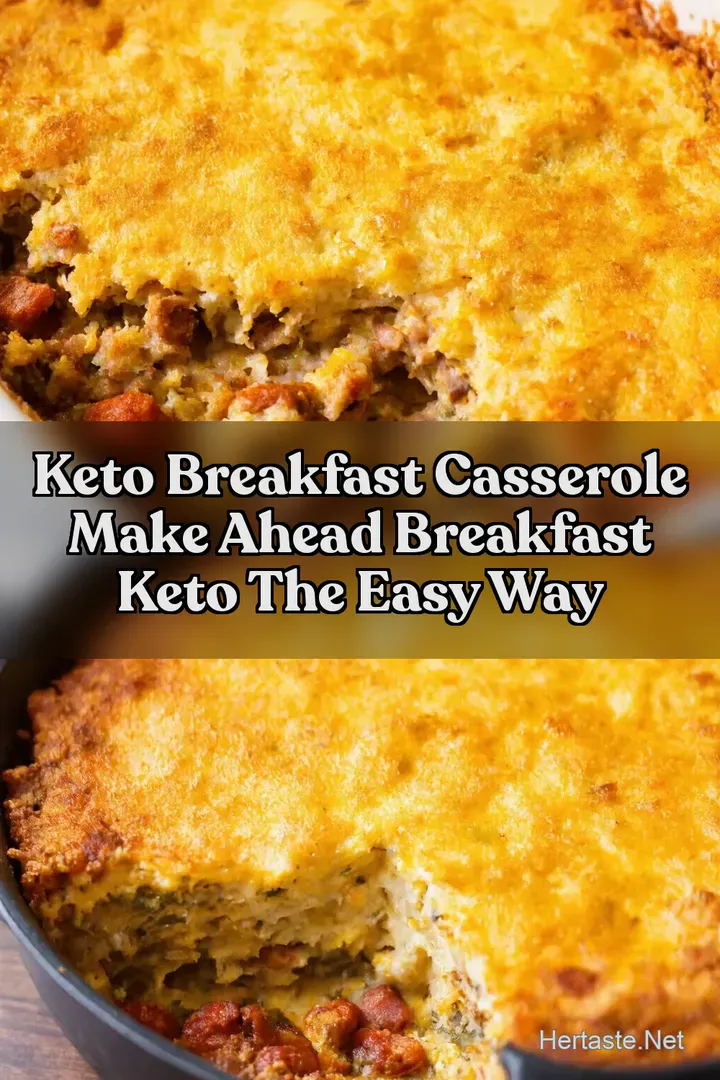 Keto Breakfast Casserole Make Ahead Breakfast Keto the Easy Way