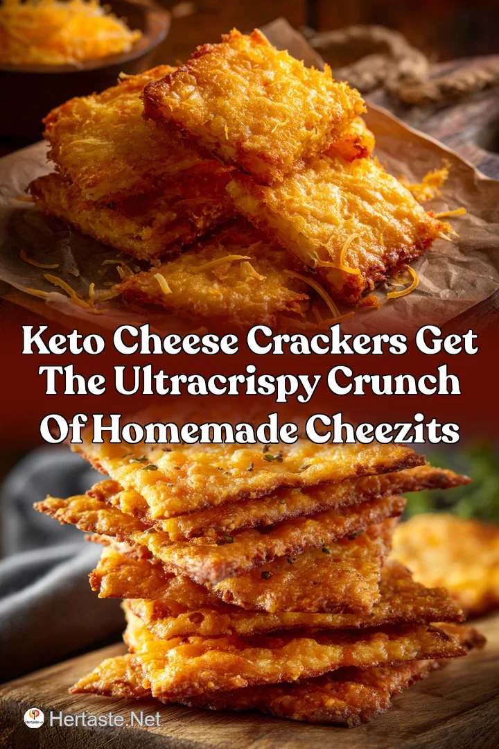 Keto Cheese Crackers Get The UltraCrispy Crunch of Homemade CheezIts