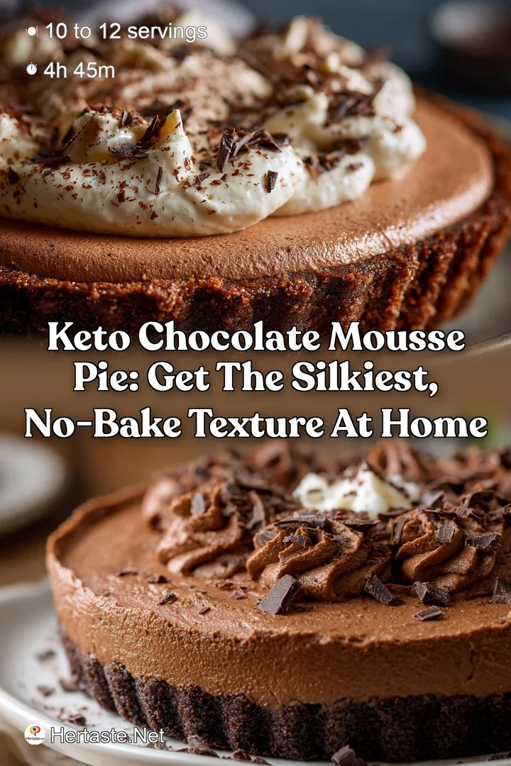 Keto Chocolate Mousse Pie: Get the Silkiest No-Bake Texture at Home