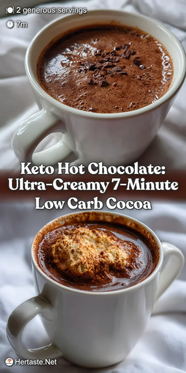 Keto Hot Chocolate: Ultra-Creamy 7-Minute Low Carb Cocoa